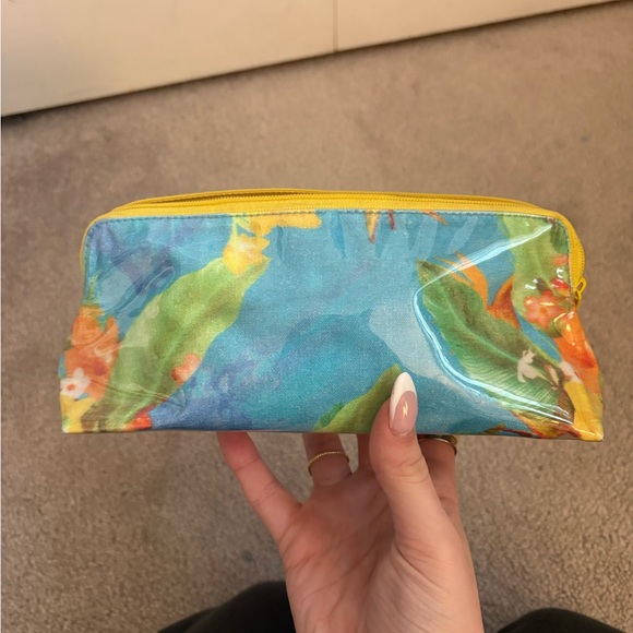 Roller Rabbit Other - Roller Rabbit Blue and Yellow Polka Dot Bag